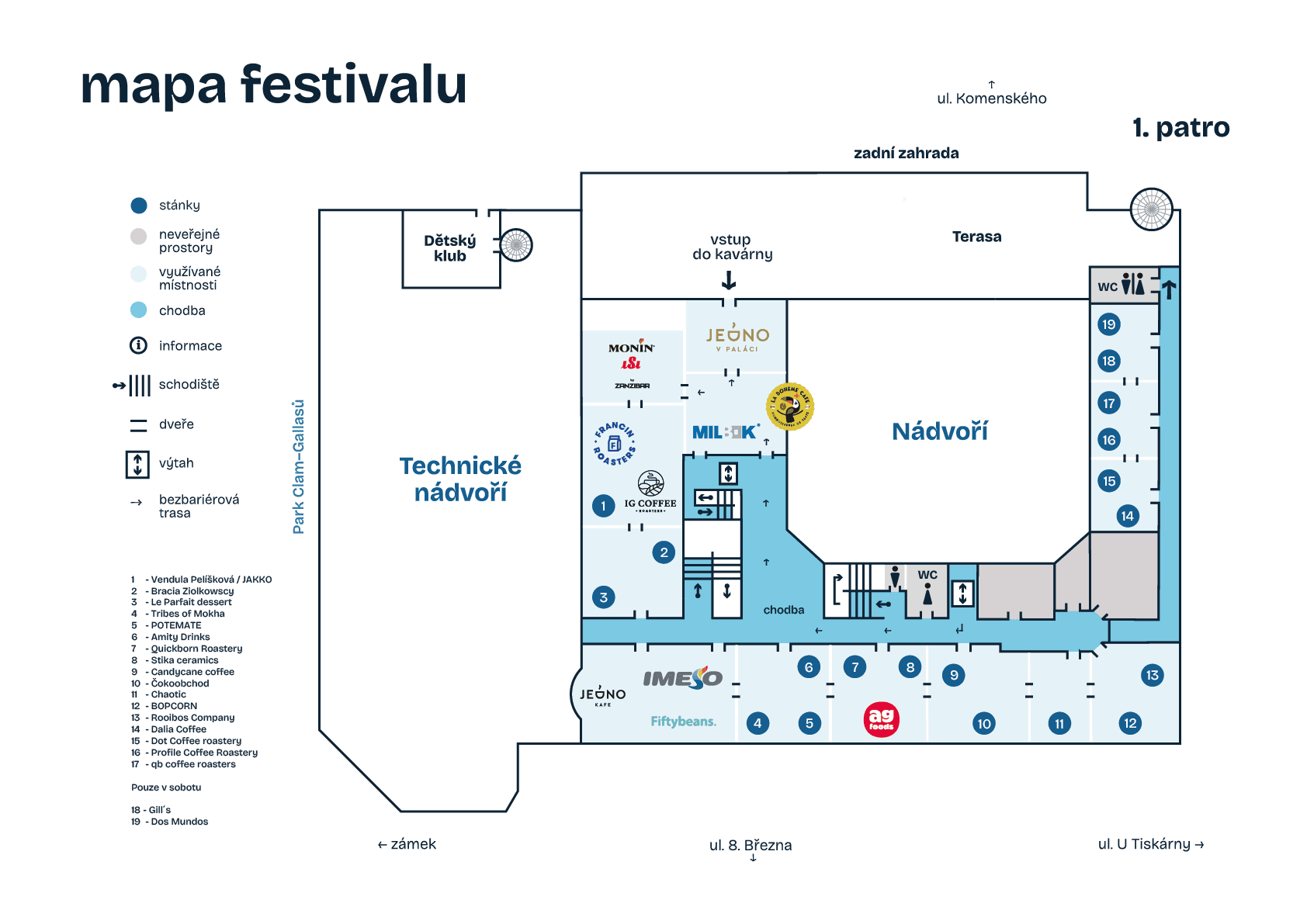 Mapa festivalu 1